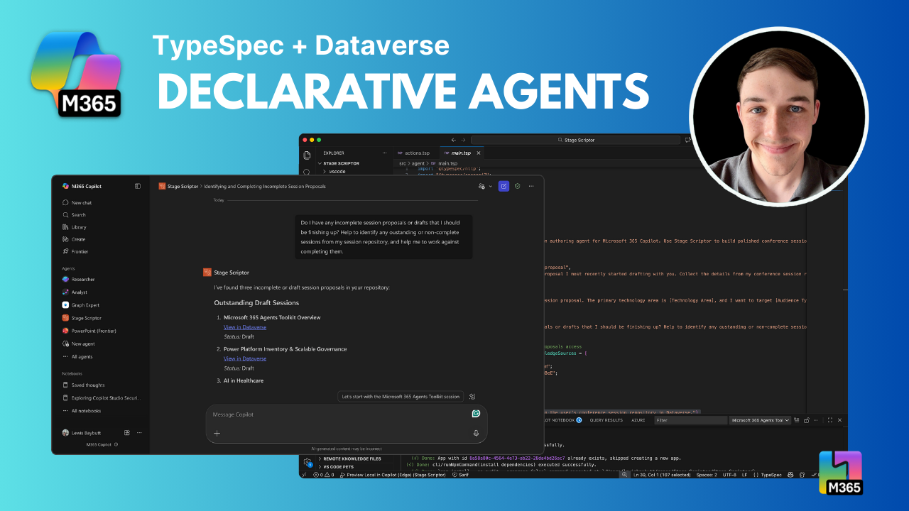 Extending Copilot with Dataverse grounded declarative agents
