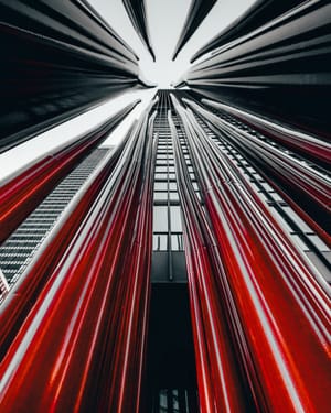 light road traffic building