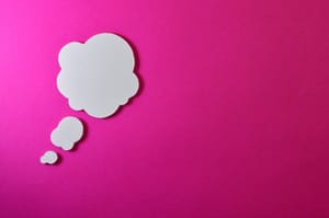 white bubble illustration