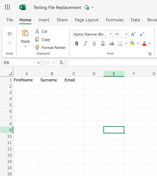 Add rows to Excel sheets without tables in Power Automate